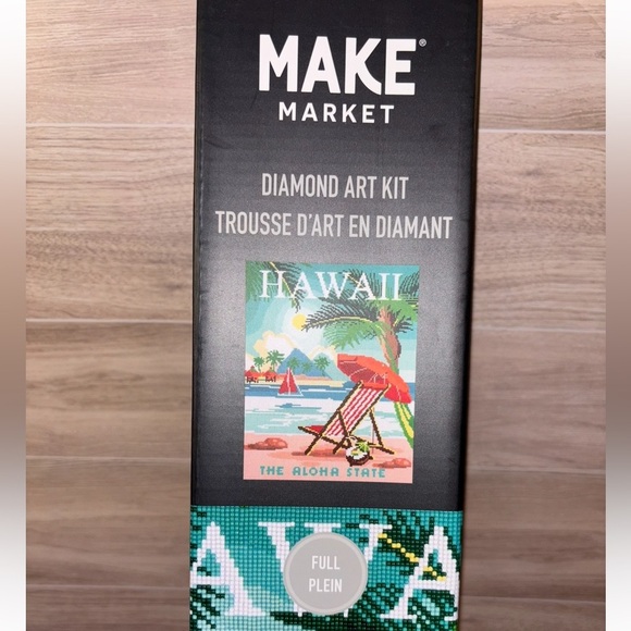 Hawaii Diamond Art Kit with Beach Scene - Picture 2 of 6